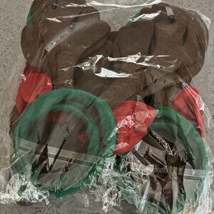 Lot 8 New kids Adults reindeer headbands Christmas Holiday Funny Costume Play
